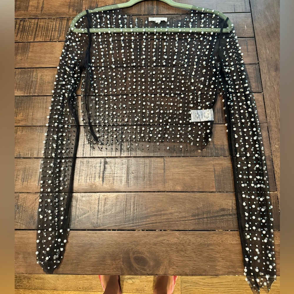 Beaded long sleeve